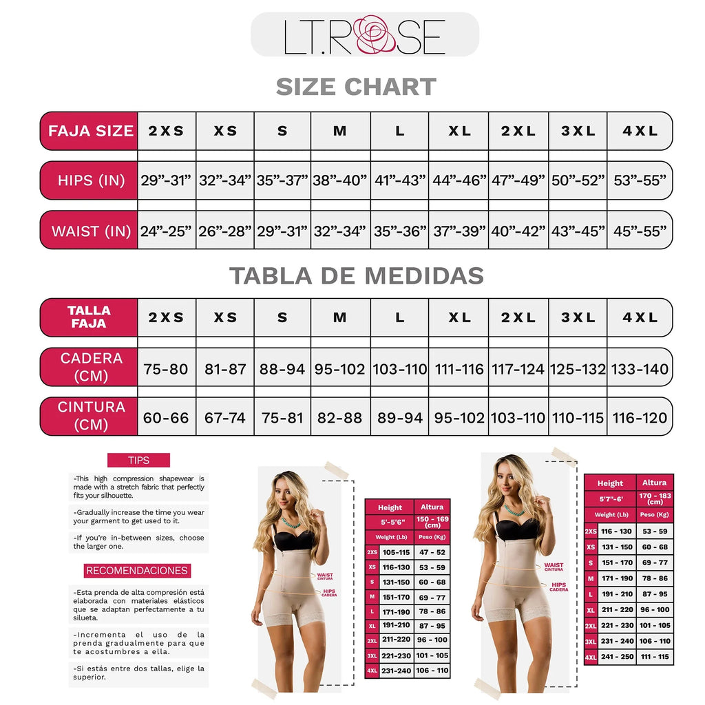 Faja Tummy Control Open Bust y Levantar Cola